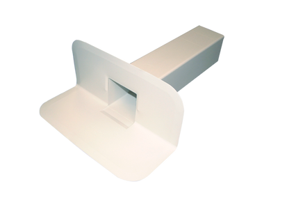 <b>BOCAL DE SAÍDA DE ÁGUA LATERAL RETANGULAR EM PVC</b>