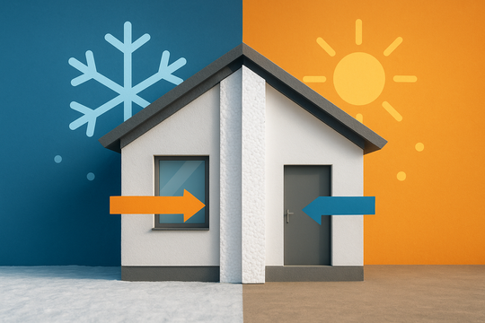 Como manter a sua casa quente no inverno e fresca no verão?