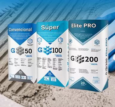 G200, G100 e G50: três gamas de adesivos, uma solução para cada exigência