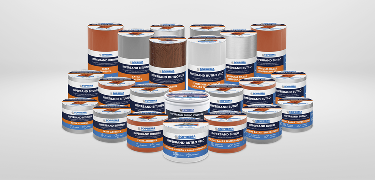 Precisa de uma solução prática para impermeabilizar juntas e encontros? Conheça a gama Imperband