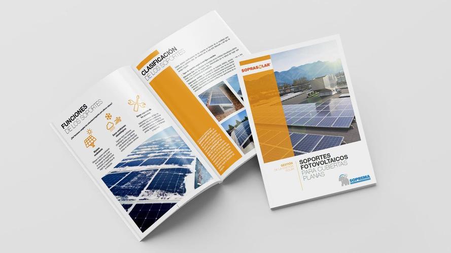 Suportes para instalação de painéis fotovoltaicos numa cobertura