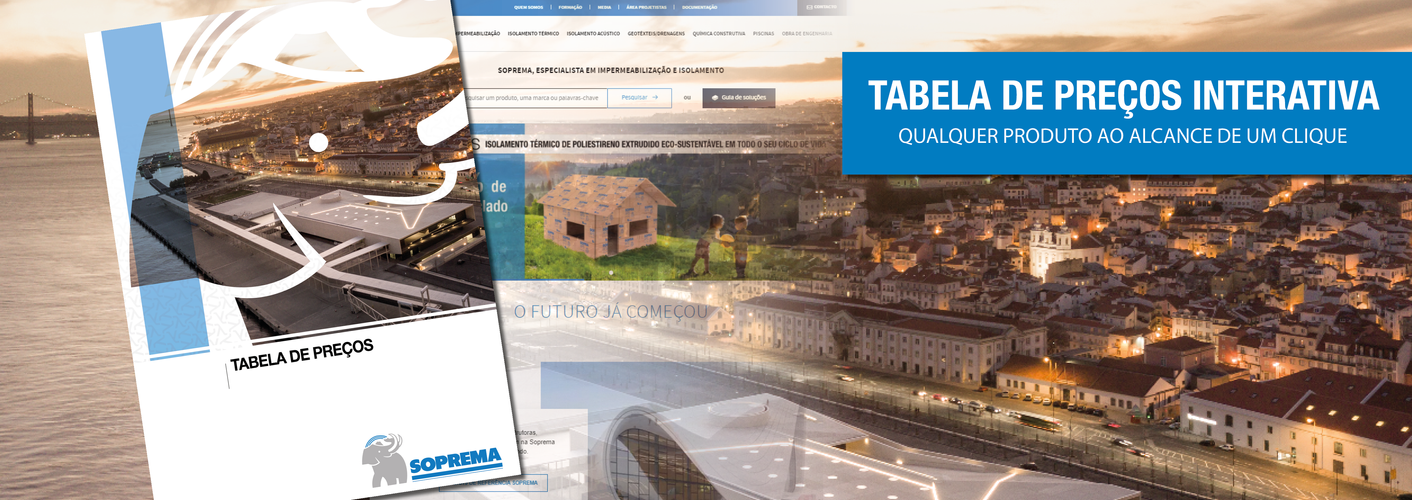 NOVIDADE! Tabela de Preços Interativa