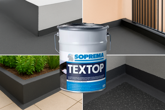 Sistema TEXTOP® da SOPREMA — solução para impermeabilização de pontos singulares