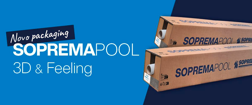 Nova embalagem para SOPREMAPOOL 3D e FEELING